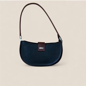 Chic Black and Brown Shoulder Bag